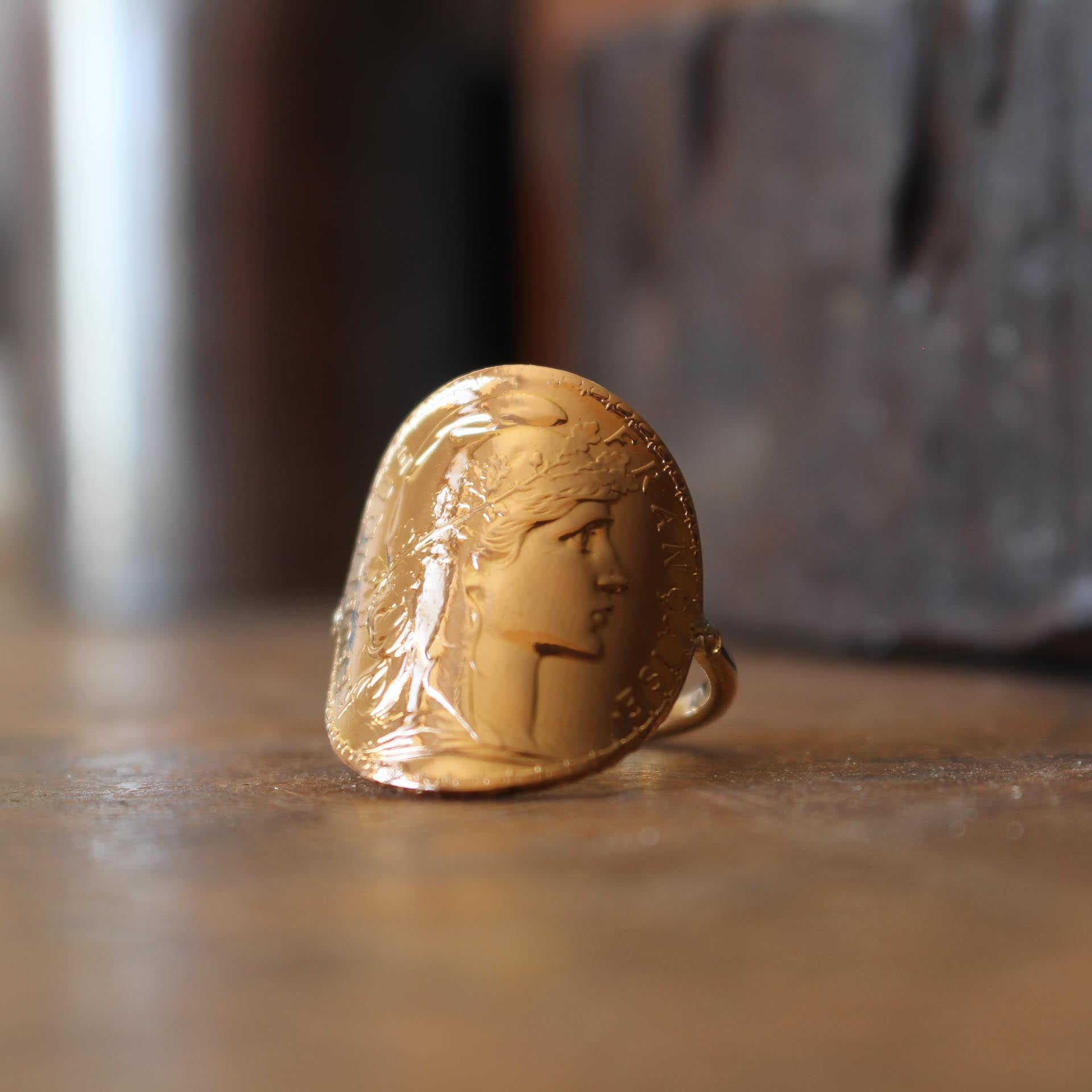 Bague Louis D Or Bague Homme Piece De Monnaie Monture Bague Pièce