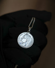 Charger l'image dans la galerie, Pendentif en argent 925 et véritable pièce Napoléon III en argent
