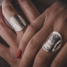 Charger l'image dans la galerie, Bague Pièce de Monnaie Française en argent - 1 Franc Cérès