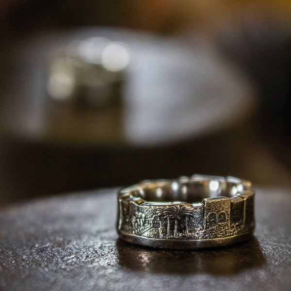 Bague en argent - Remparts de Jérusalem