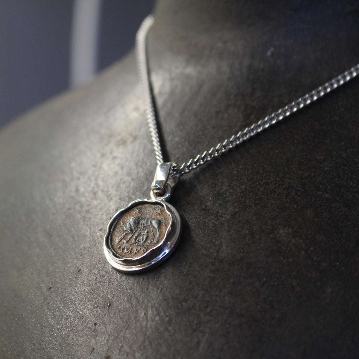 Pendentif Romain - Rémus et Romulus