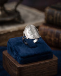 Bague Napoléon III en argent 925 – Véritable pièce de 1 Franc en argent