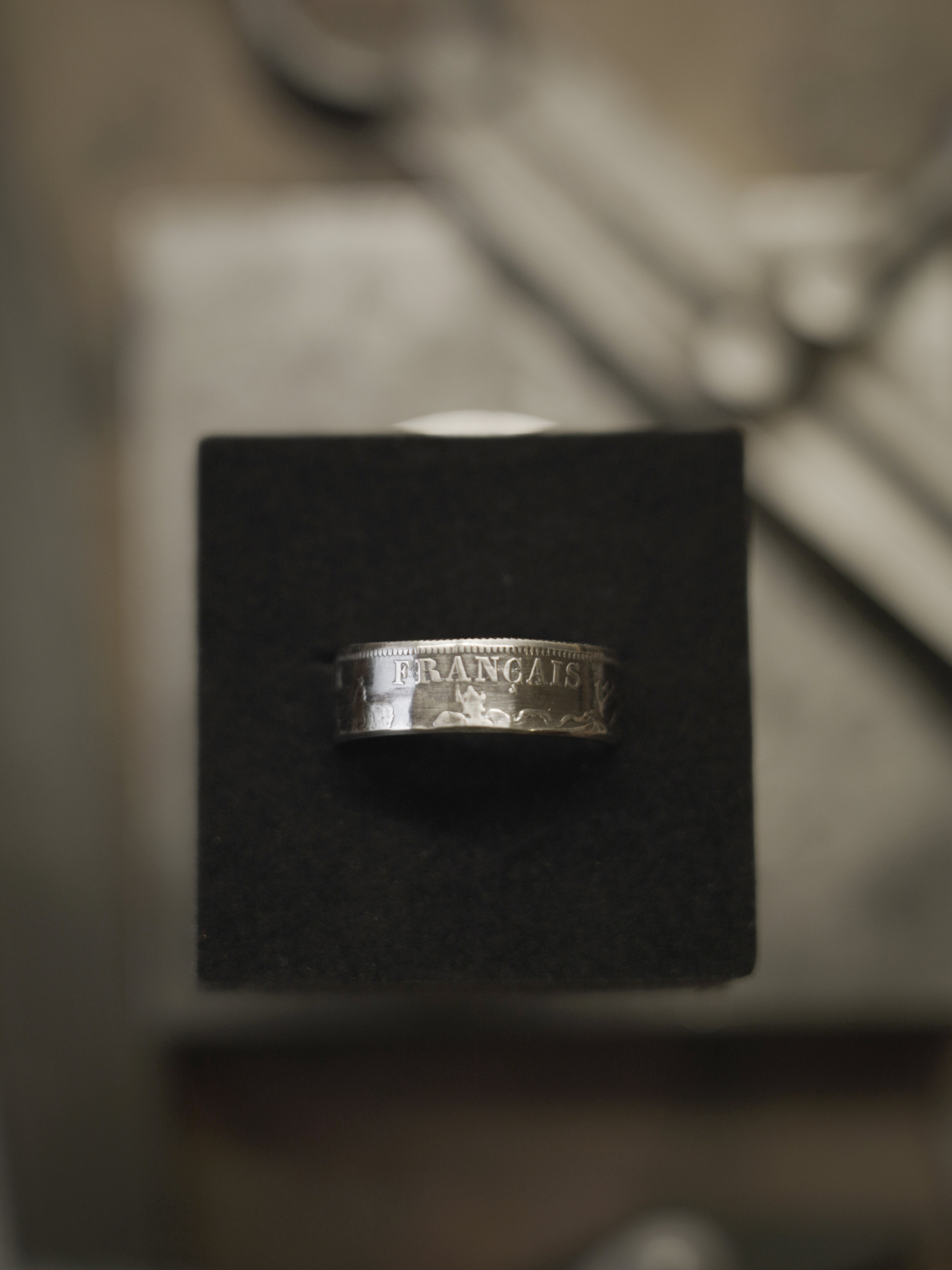 Bague anneau Napoleon III pour Homme
