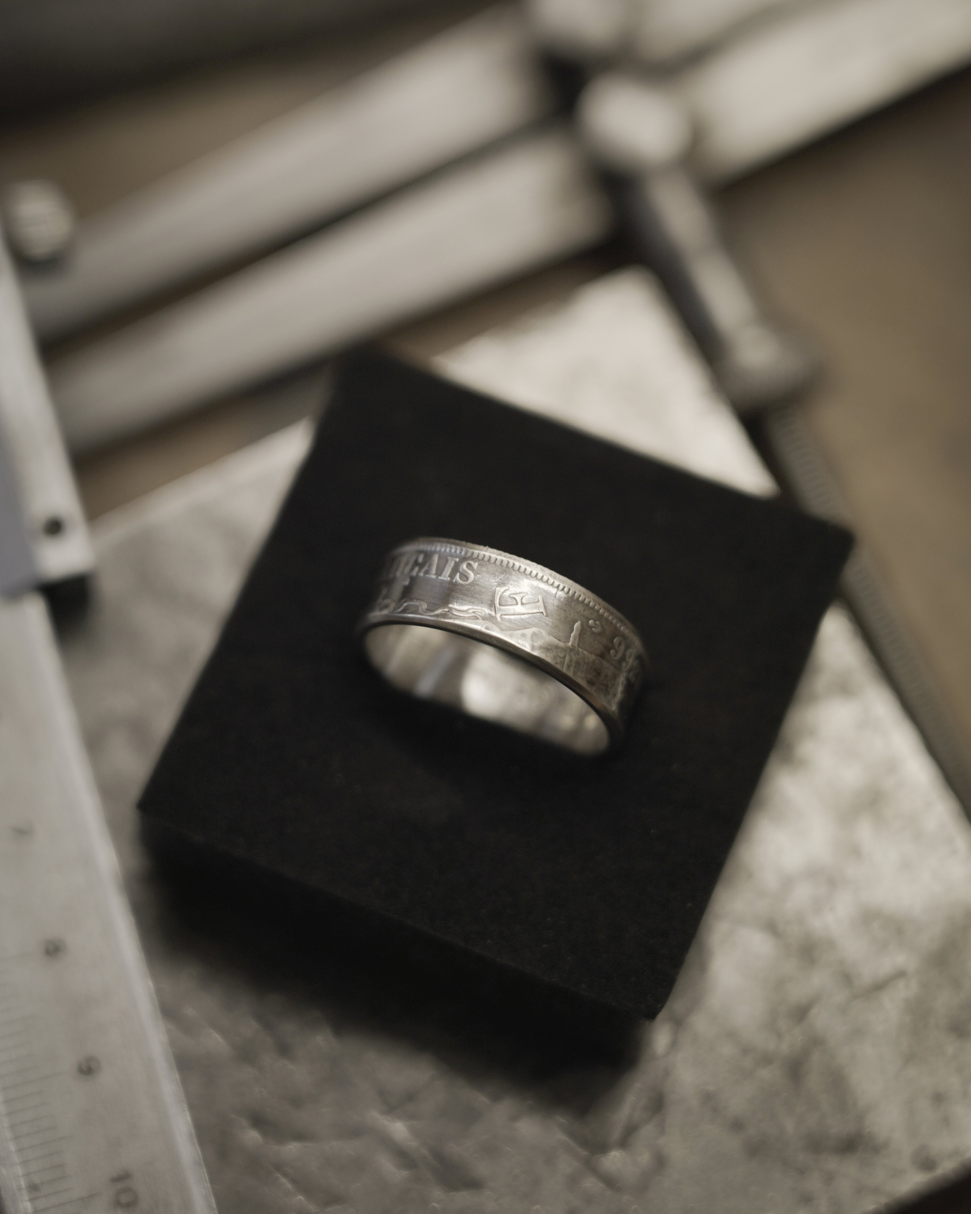 Bague anneau Napoleon III pour Homme