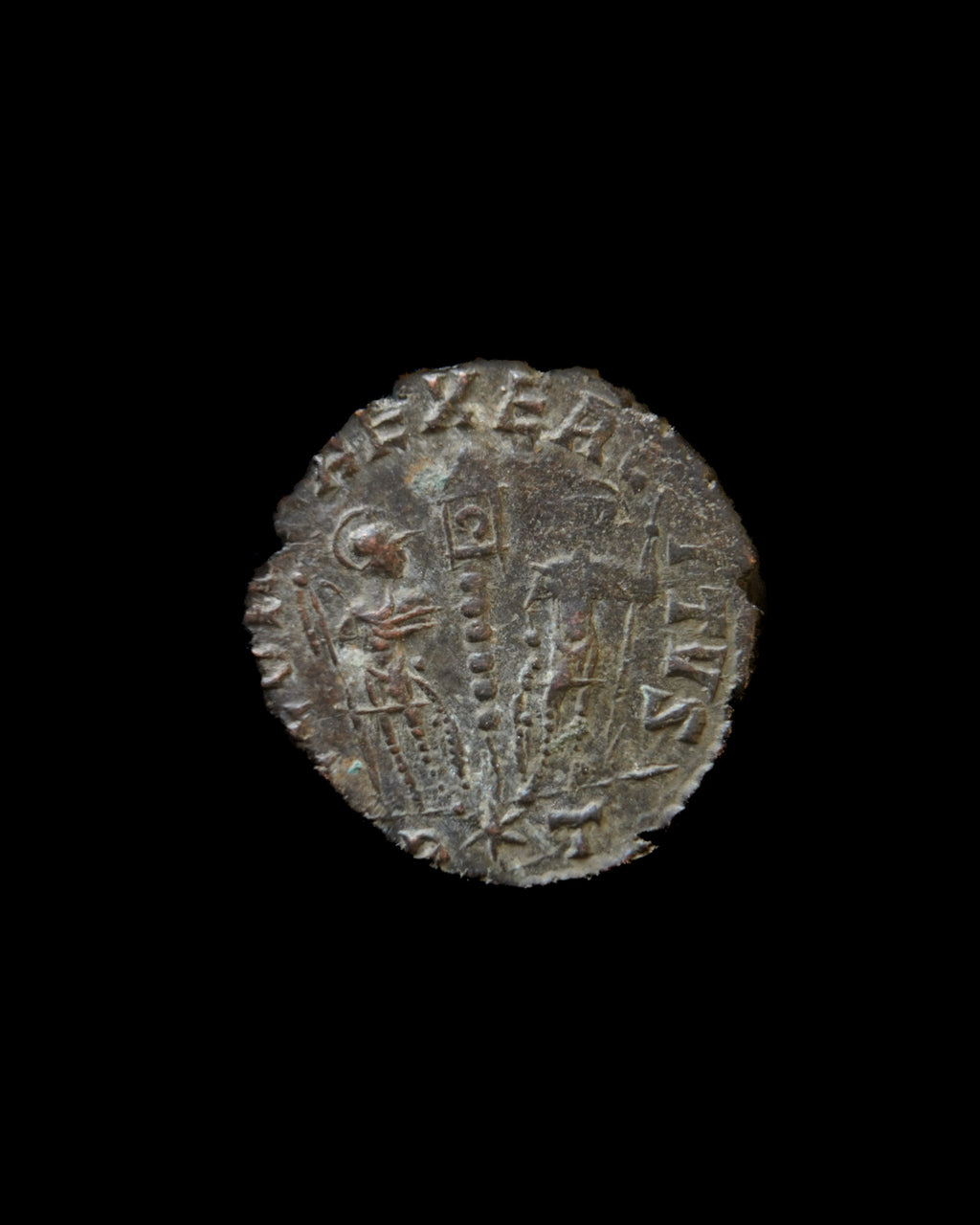 Pendentif argent – Monnaie romaine de Constance II (340 ap. J.-C.)