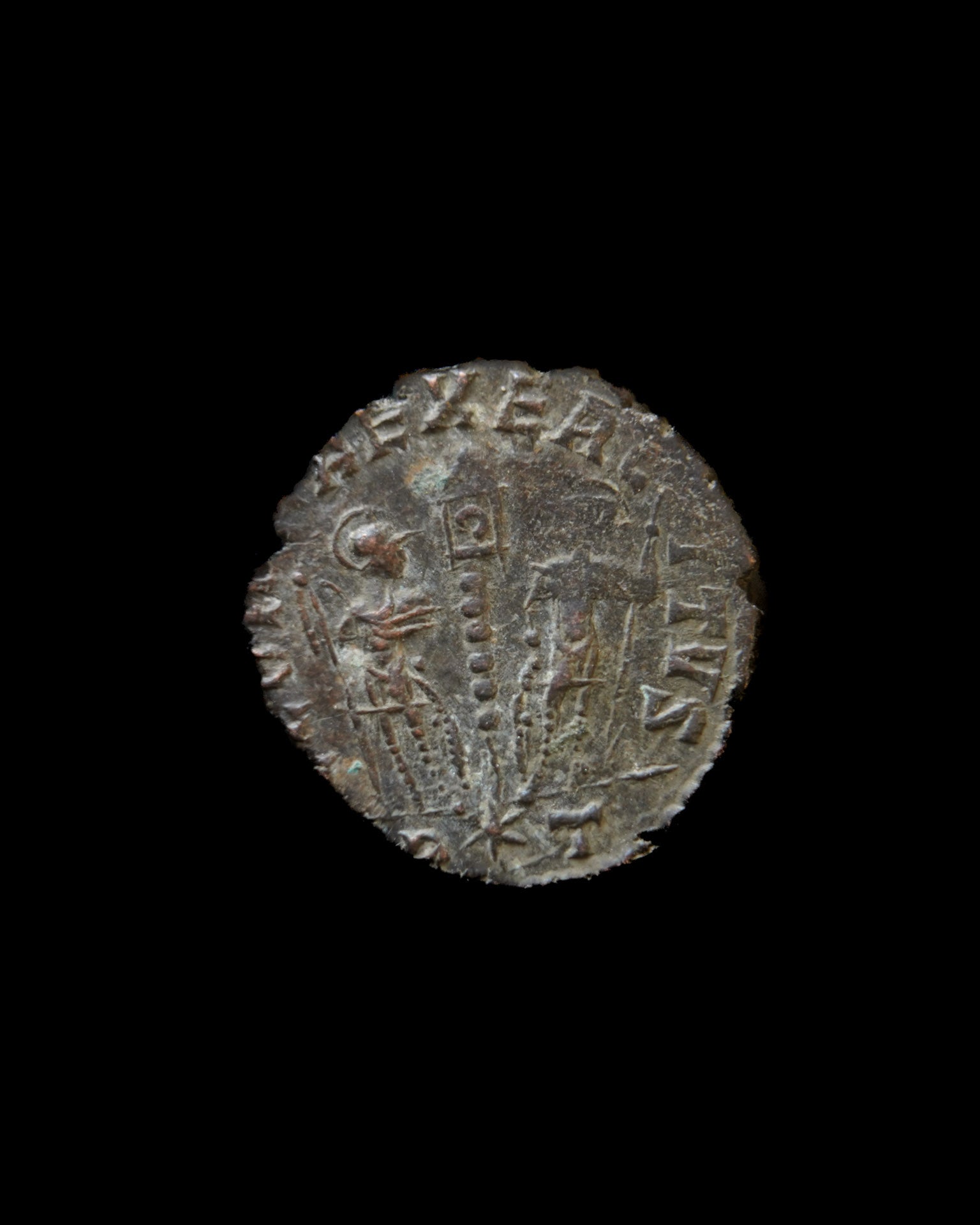 Pendentif argent – Monnaie romaine de Constance II (340 ap. J.-C.)