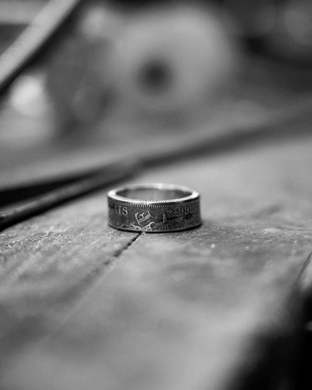 Bague anneau Napoleon III pour Homme