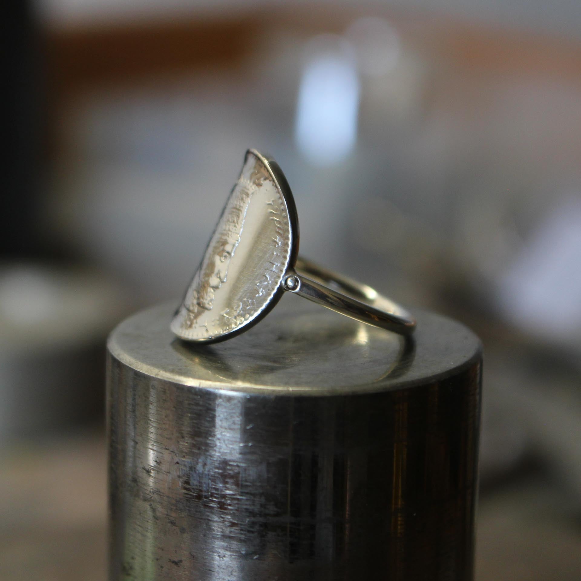 Bague Piece Éthiopienne - Un Trésor Historique à Votre Doigt