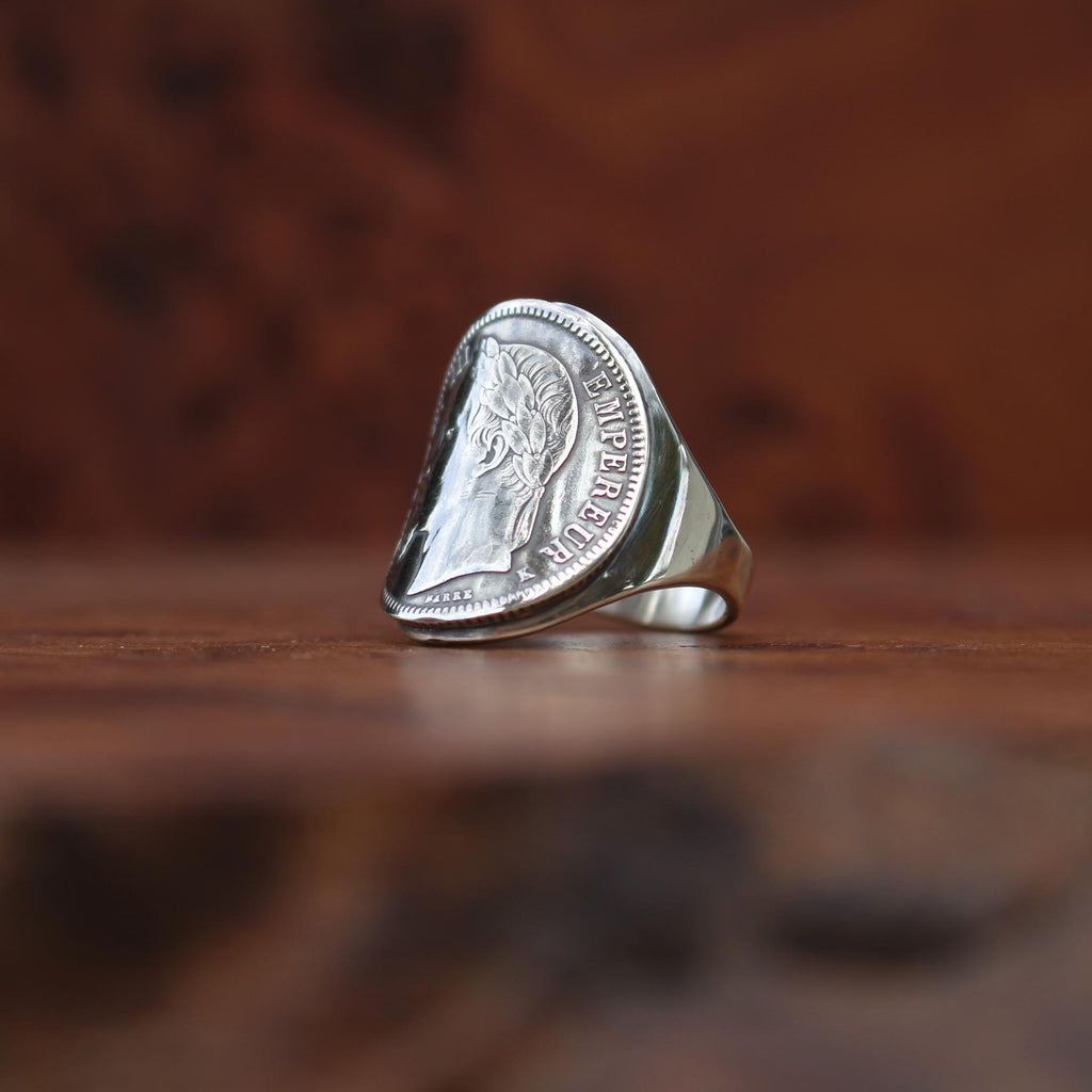 Chevalière Napoléon en Argent