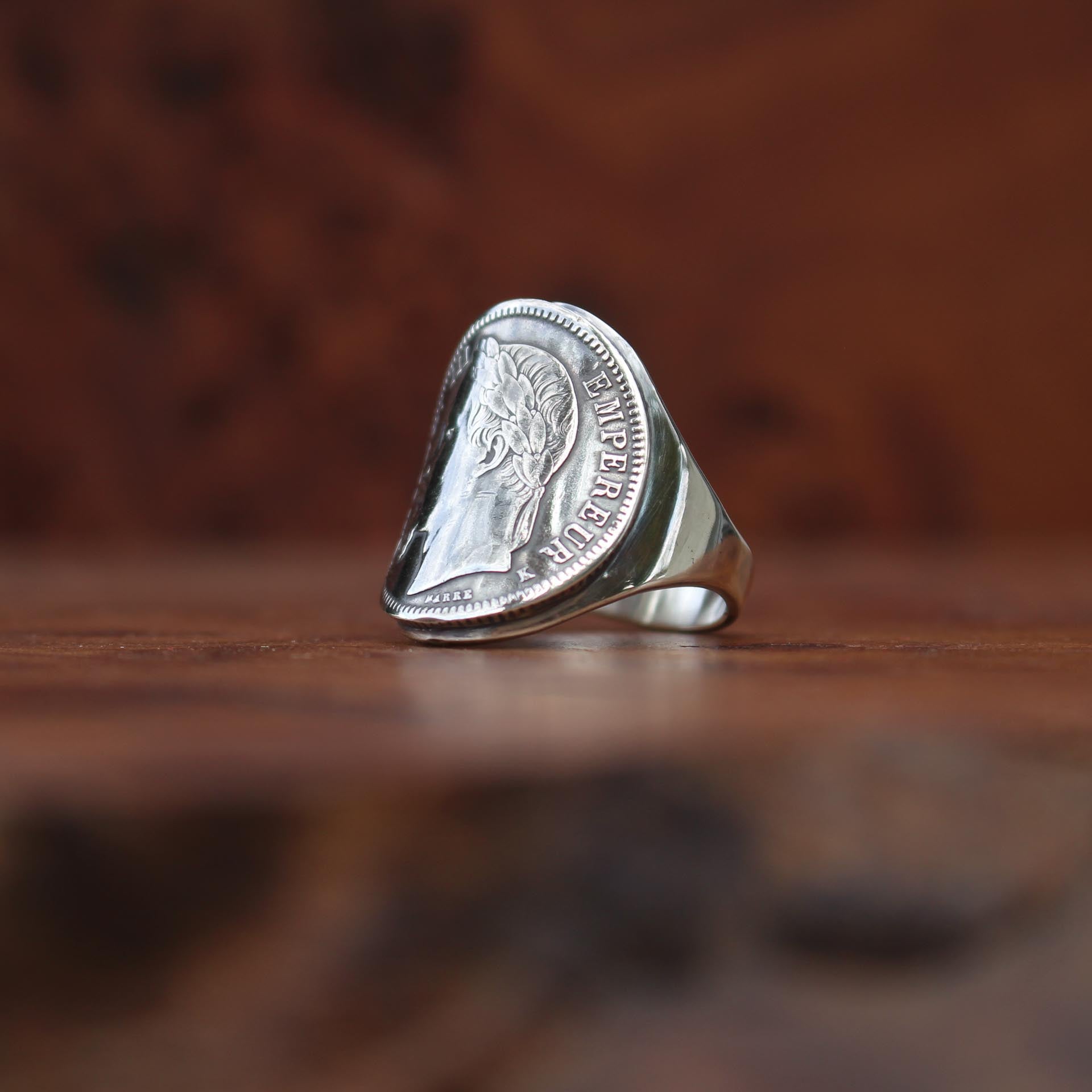 Chevalière Napoléon en Argent