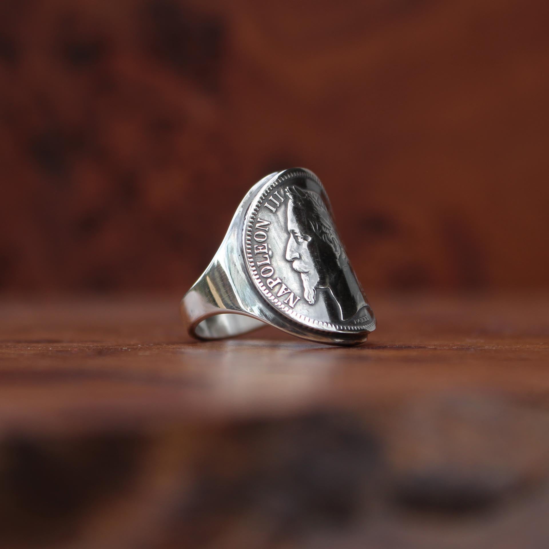 Chevalière Napoléon en Argent