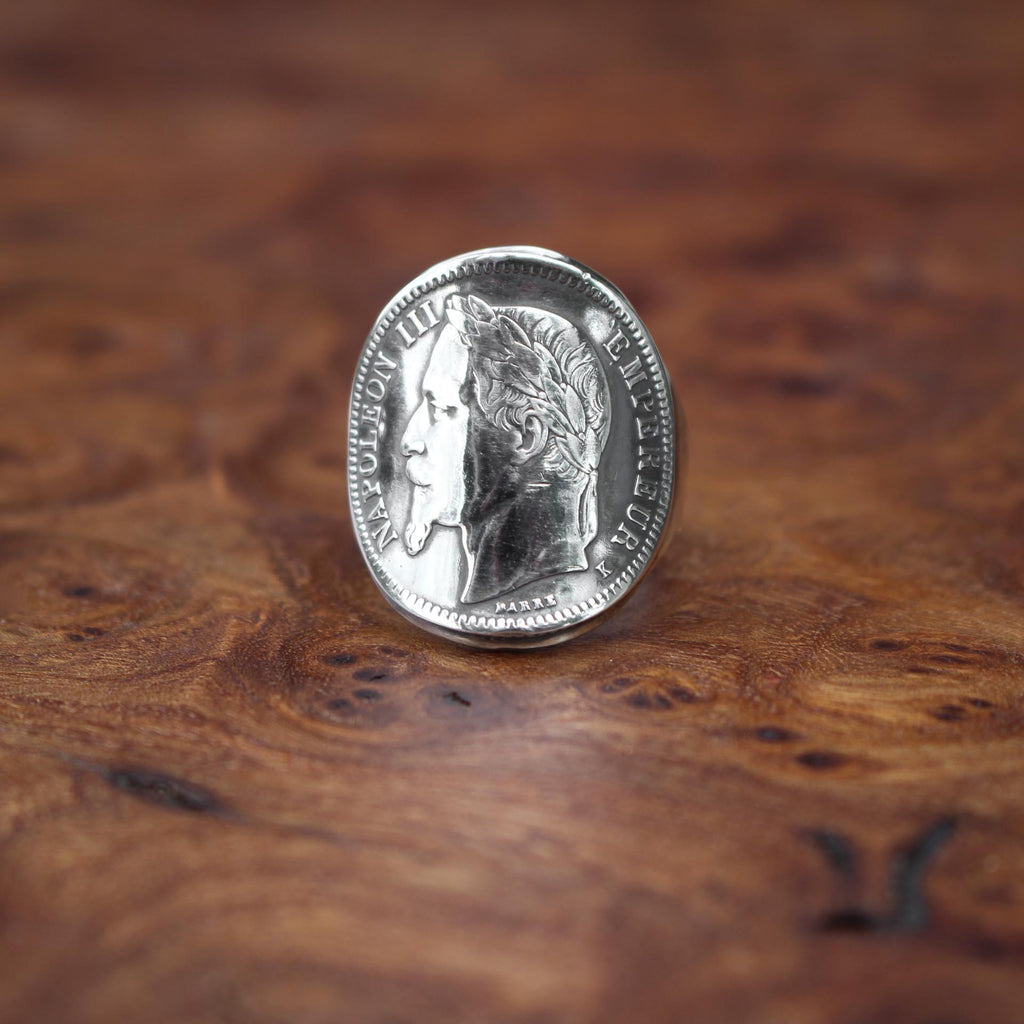 Chevalière Napoléon en Argent