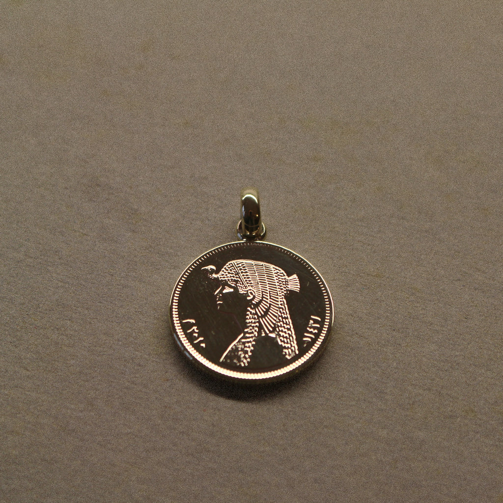 Pendentif Egyptien avec le portrait de Cléopâtre