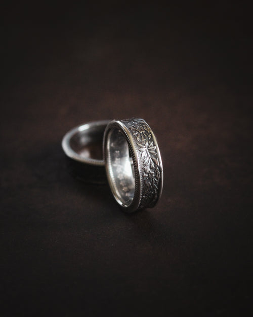 Bague anneau pièce de monnaie - Franc Suisse.