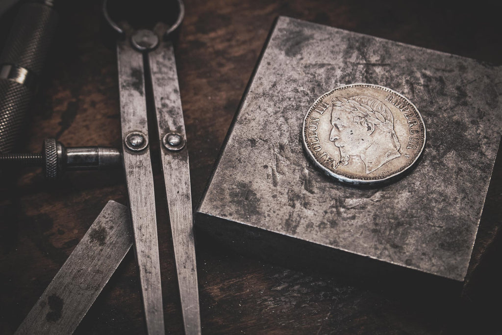 Pendentif Napoleon - Piece 5 Francs argent