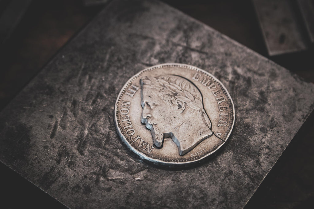 Pendentif Napoleon - Piece 5 Francs argent