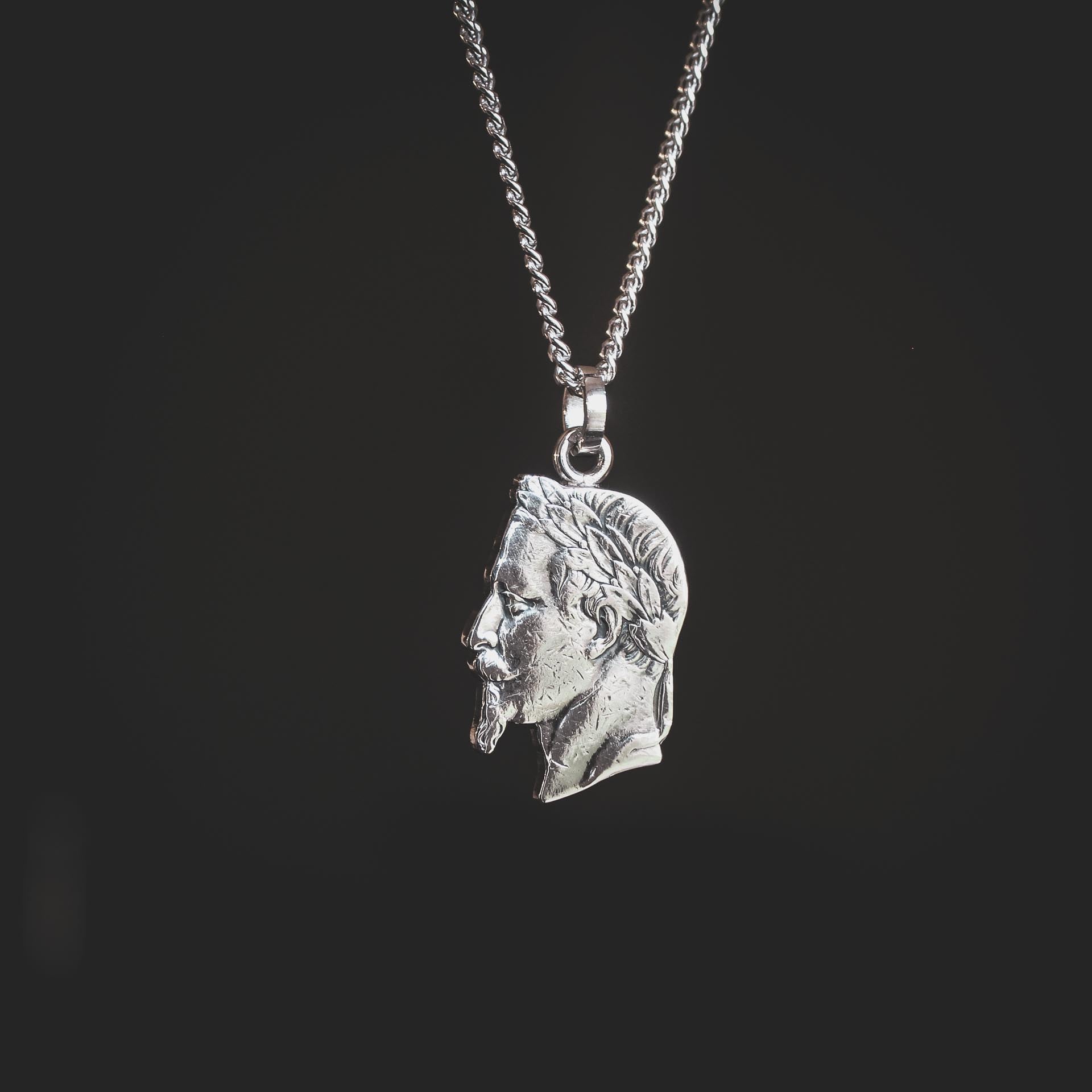 Pendentif Napoleon - Piece 5 Francs argent