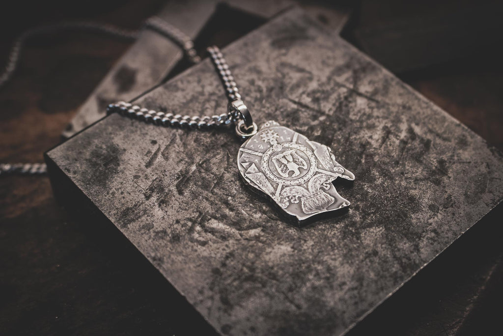 Pendentif Napoleon - Piece 5 Francs argent