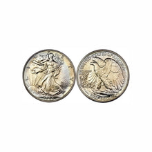 Charger l&#39;image dans la galerie, Bague anneau &#39;Liberty Walking&#39; en argent - Portez l&#39;histoire Américaine à votre doigt
