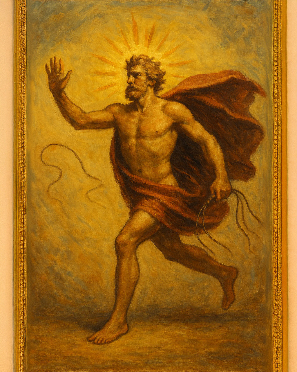 Pendentif Romain “Sol en Mouvement” – Création unique
