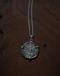 Pendentif Segetia – Création unique en argent et monnaie romaine (259 ap. J.-C.)