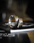 Bague piece anneau en argent - Franc Cérès