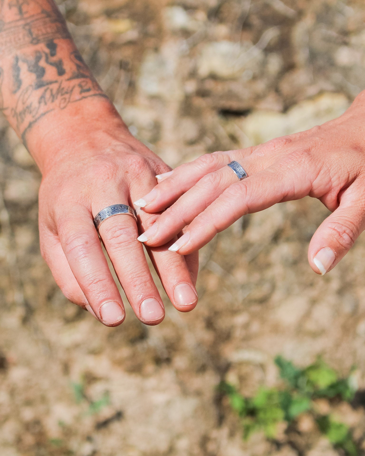 Bague piece anneau en argent - Franc Cérès