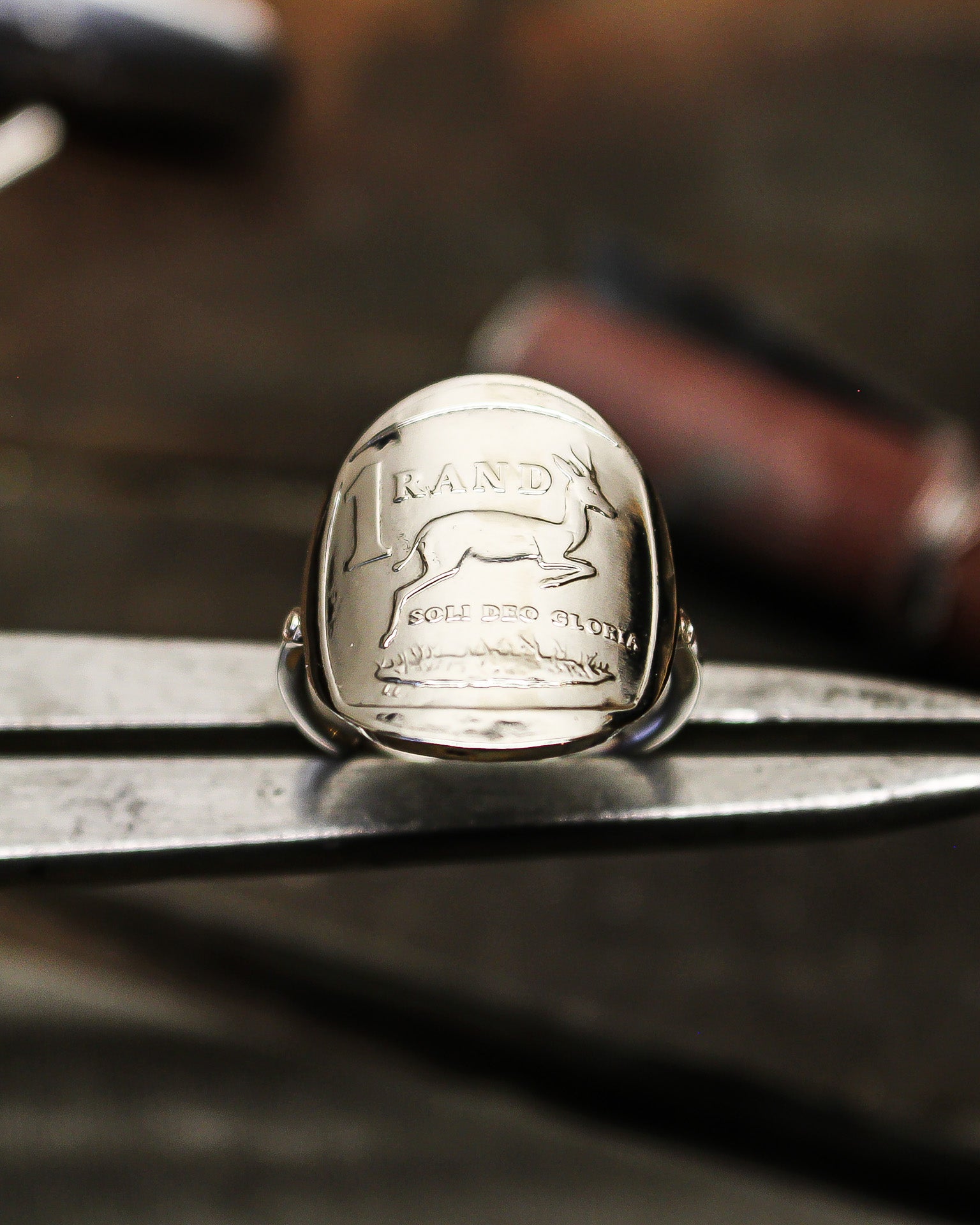 Bague Afrique du Sud - Pièce de monnaie