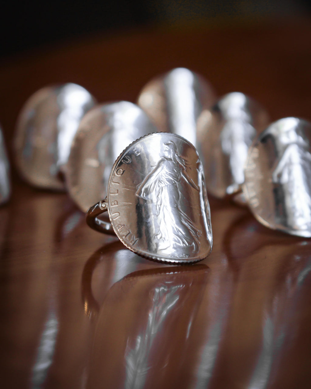 Bague 1 Franc Semeuse en Argent (1898 à 1920)