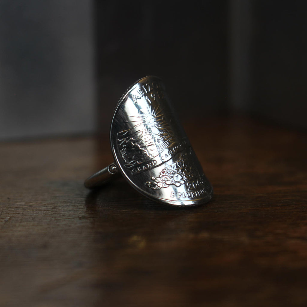 Bague Pièce d'Arizona : L'Amérique à votre doigt