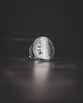 Chevalière femme et homme en argent - Déesse Cérès