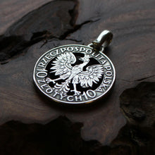 Charger l&#39;image dans la galerie, Pendentif Pièce Polonaise : Mettez en Valeur l&#39;Héritage de la Pologne
