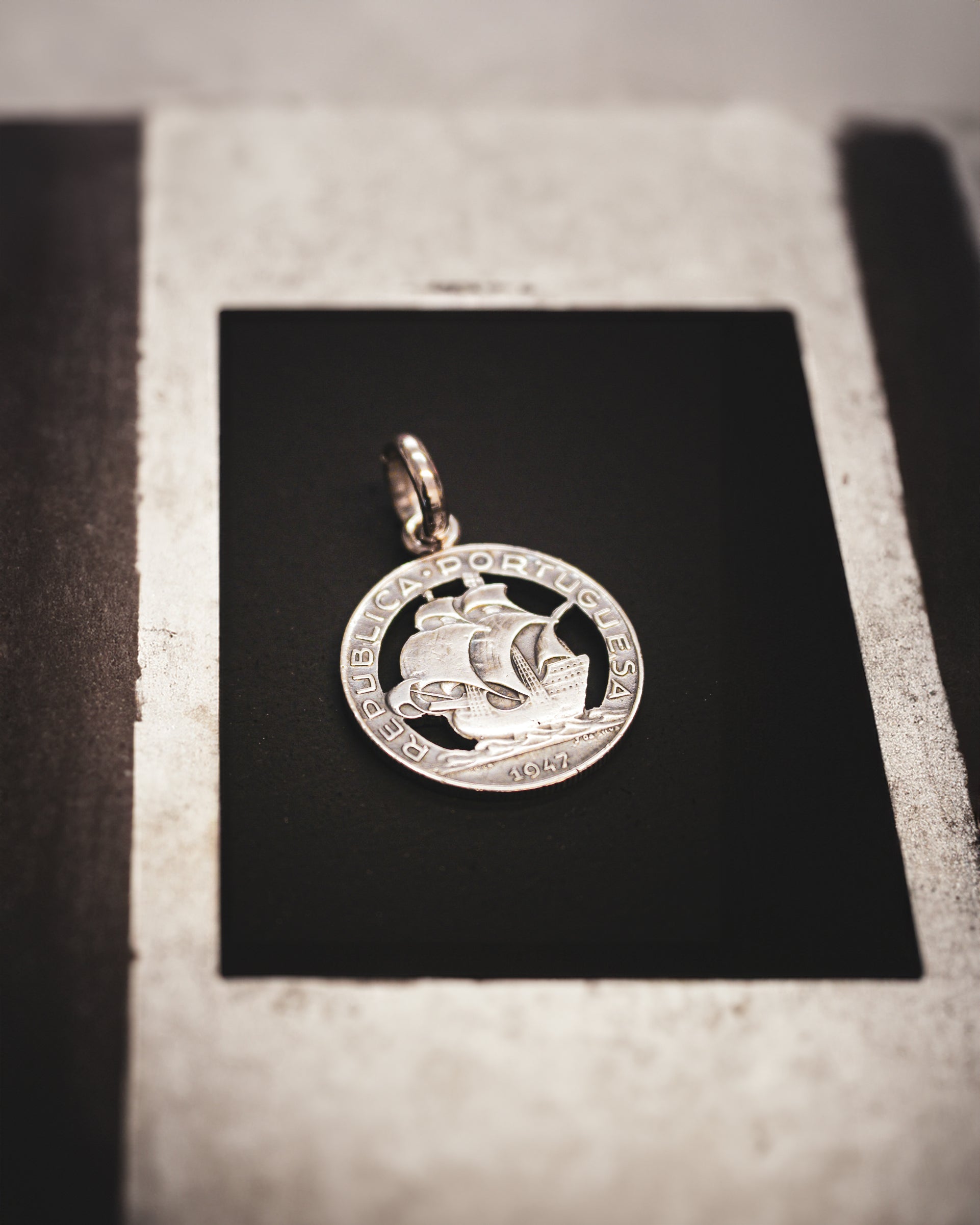 Pendentif Portugal en argent - 2.5 Escudos