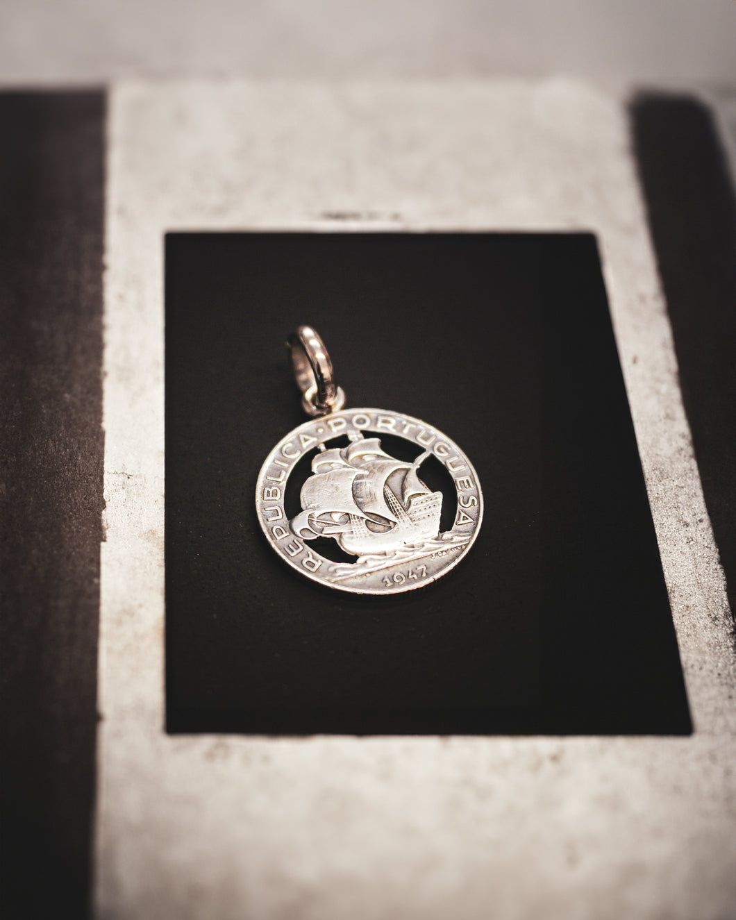 Pendentif Portugal en argent - 2.5 Escudos