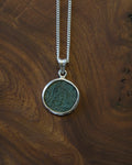 Pendentif en argent – La Louve, Rome et les étoiles
