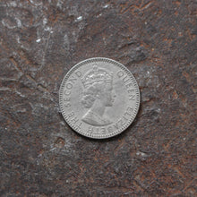 Charger l&#39;image dans la galerie, Bague piece de monnaie Elizabeth II - 25 cents Seychelles

