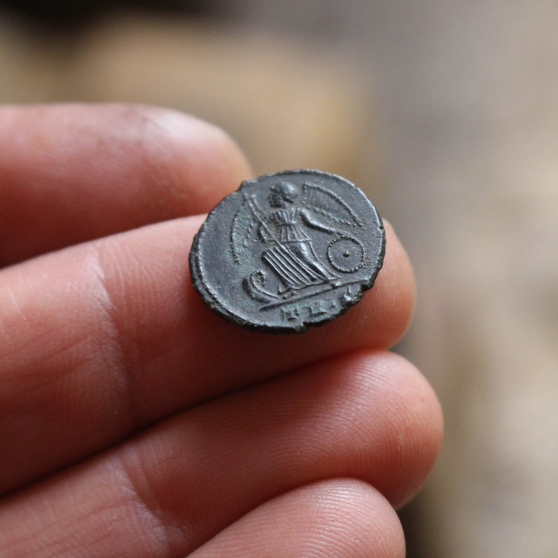 Pendentif antique - Pièce romaine - CONSTANTINOPLE
