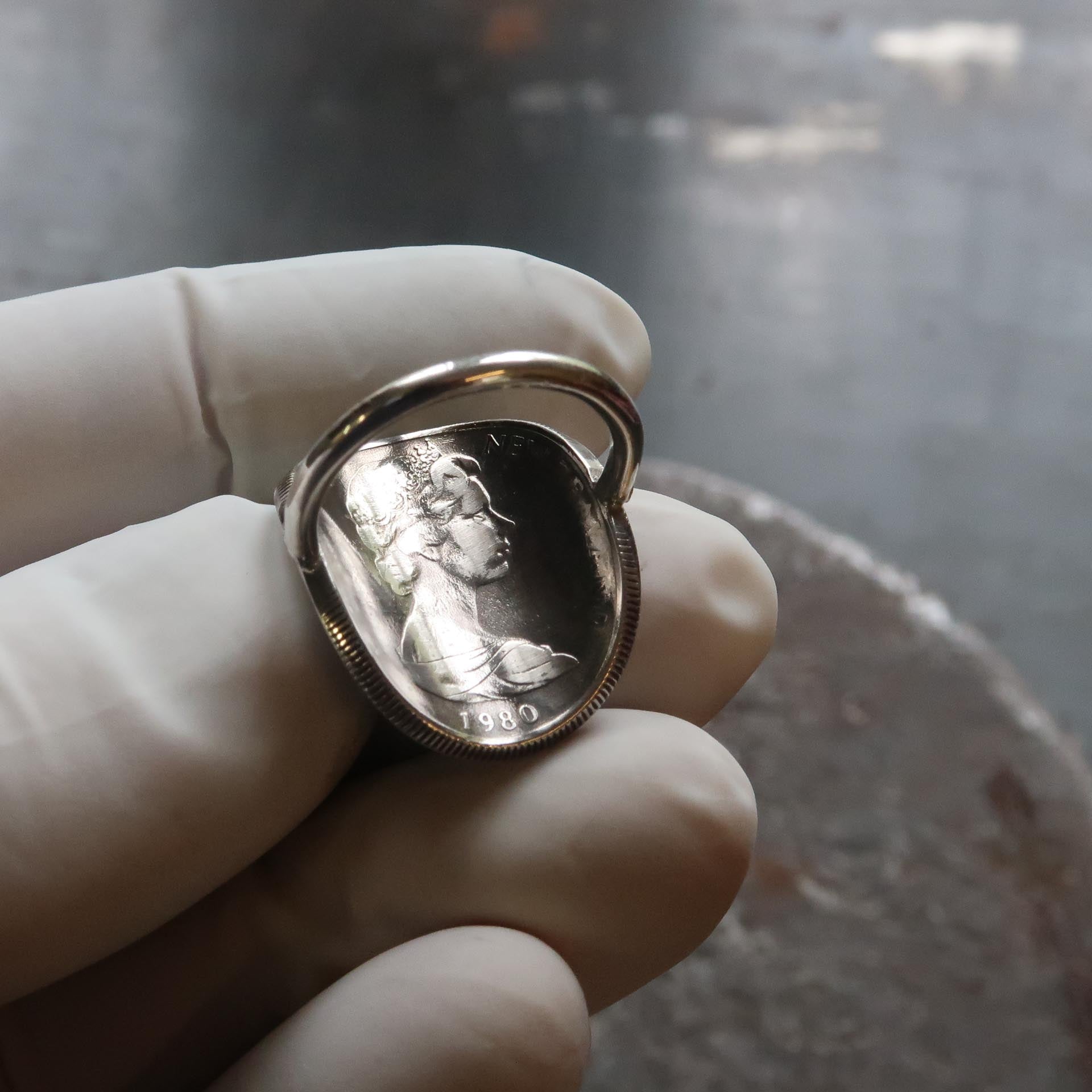 Bague cintrée - 10 cents - Nouvelle zelande