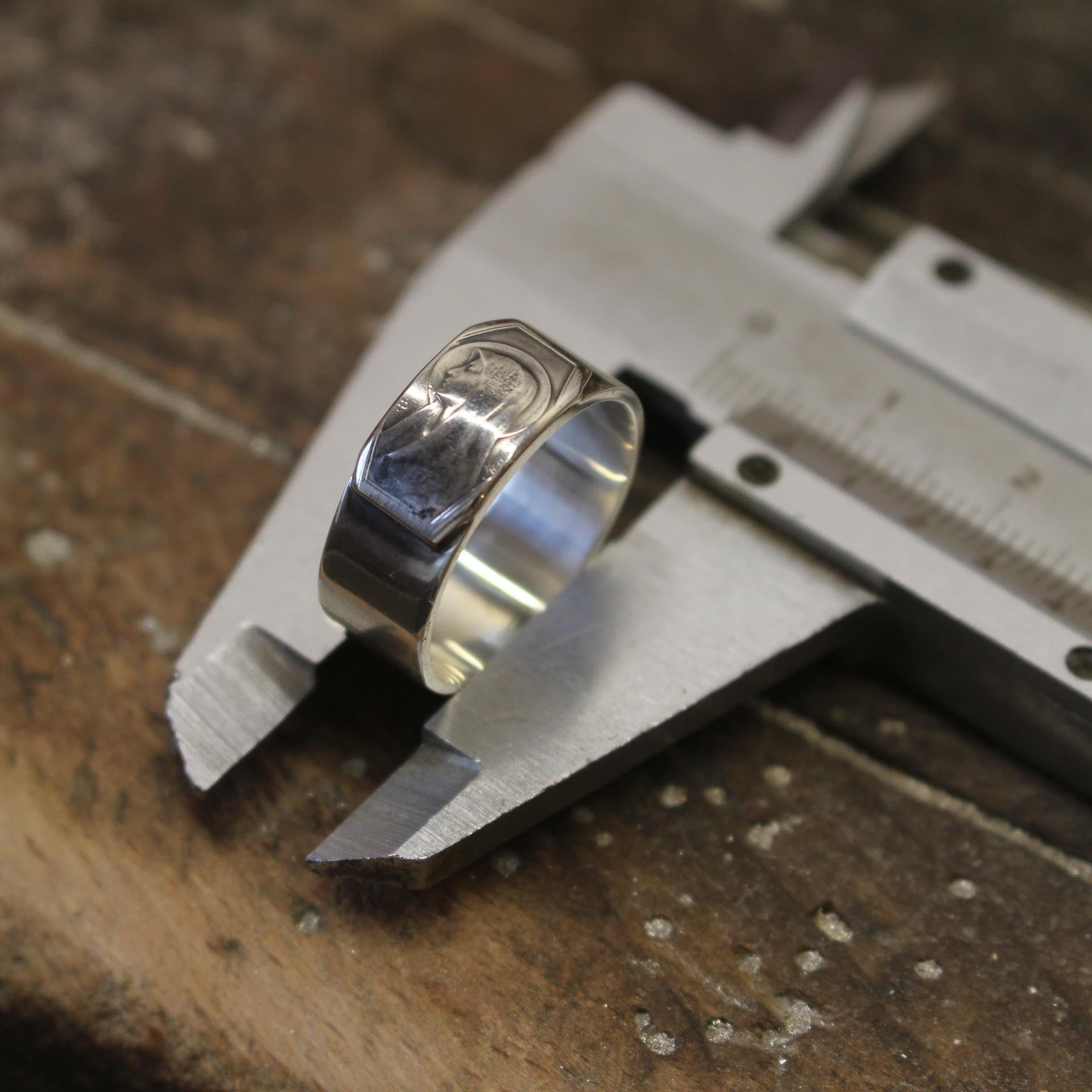 Bague vierge en argent