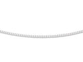 Chaîne maille Gourmette 2 faces 2,65 mm, Argent 925