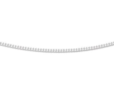 Chaîne maille Gourmette 2 faces 2,65 mm, Argent 925