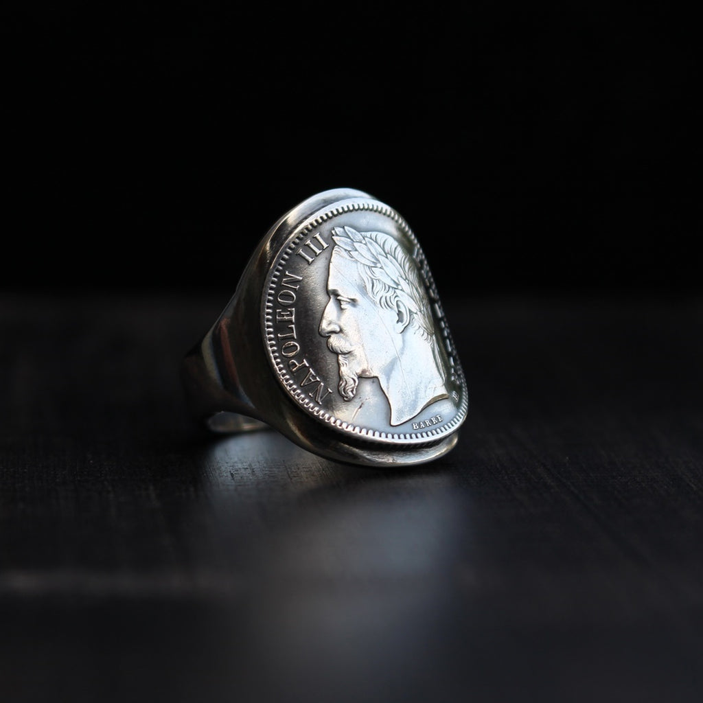 Chevalière Napoléon en Argent