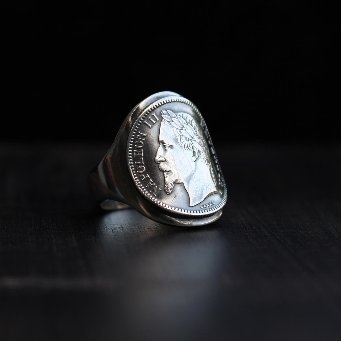 Chevalière Napoléon en Argent