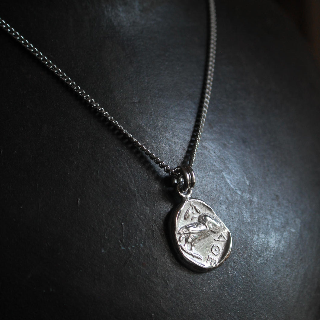 Pendentif - Reproduction en argent d'un Tétradrachme - ATTIQUE - ATHÈNES