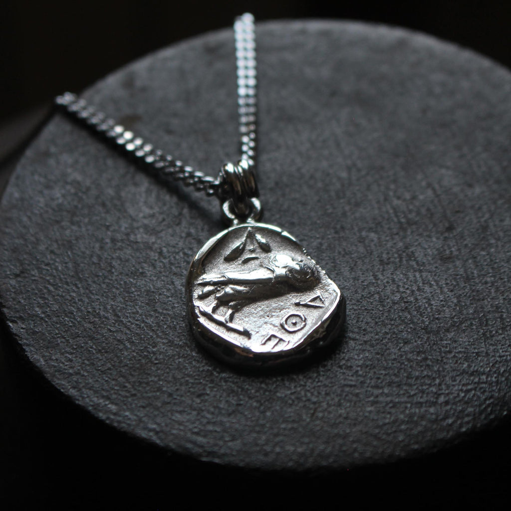 Pendentif - Reproduction en argent d'un Tétradrachme - ATTIQUE - ATHÈNES