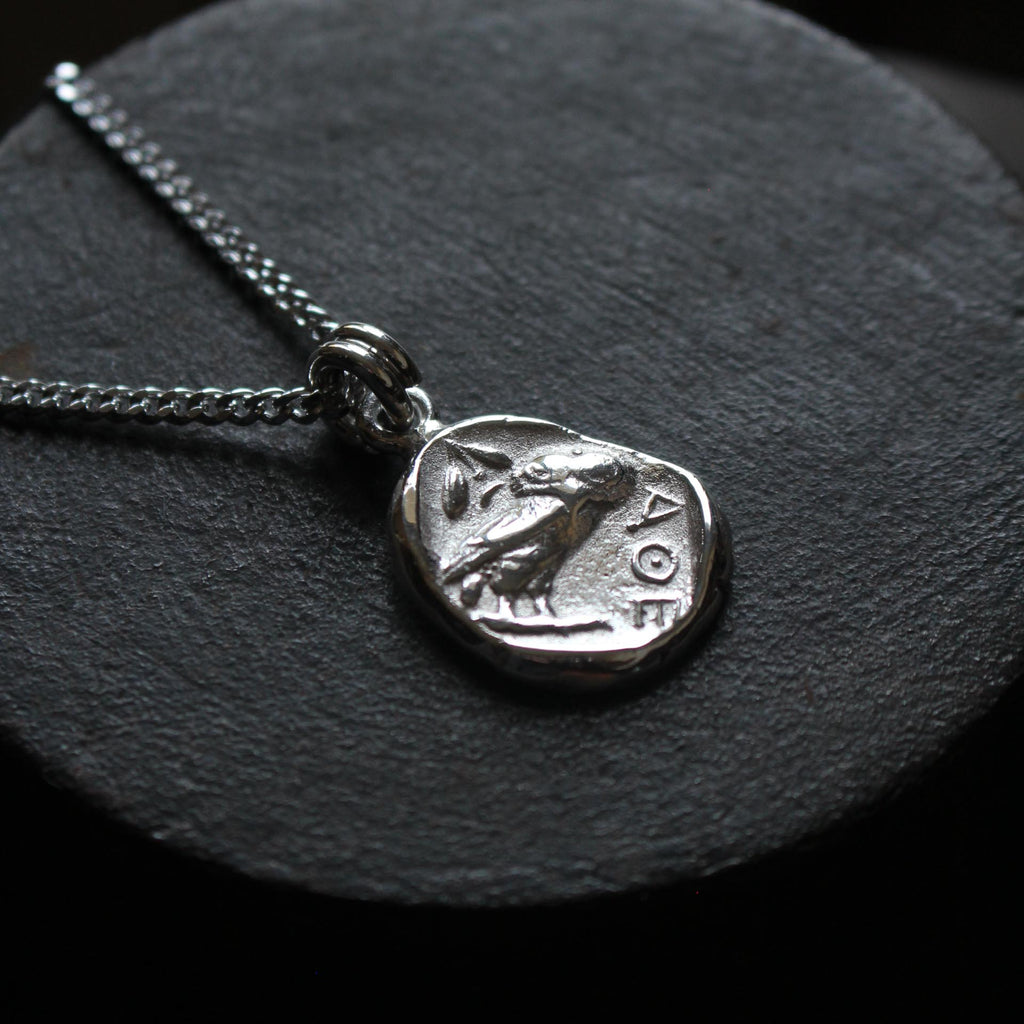 Pendentif - Reproduction en argent d'un Tétradrachme - ATTIQUE - ATHÈNES