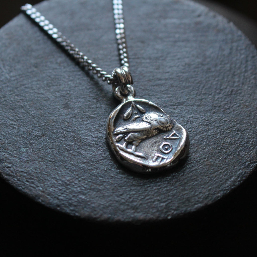 Pendentif - Reproduction en argent d'un Tétradrachme - ATTIQUE - ATHÈNES