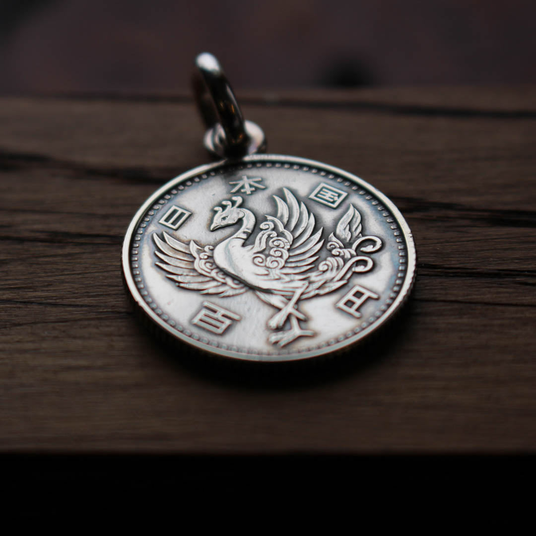 Pendentif pièce de monnaie 100 Yen JAPON